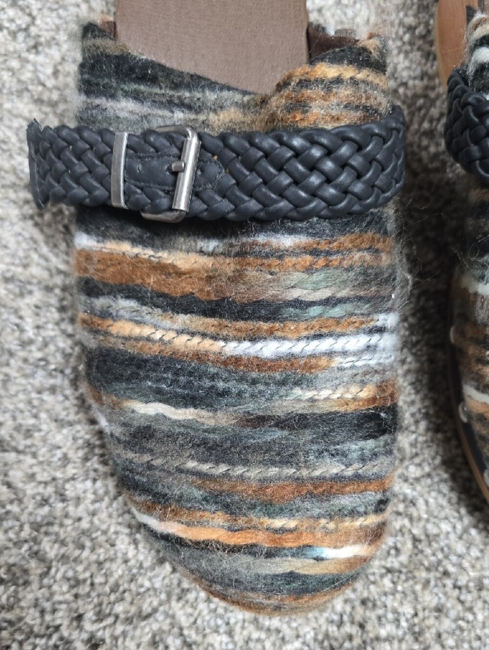 Rocketdog Click Multicolor Striped Wool Clogs View 2